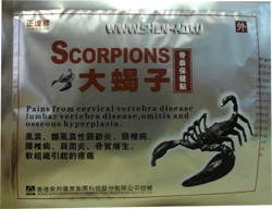 китайский пластырь Скорпион